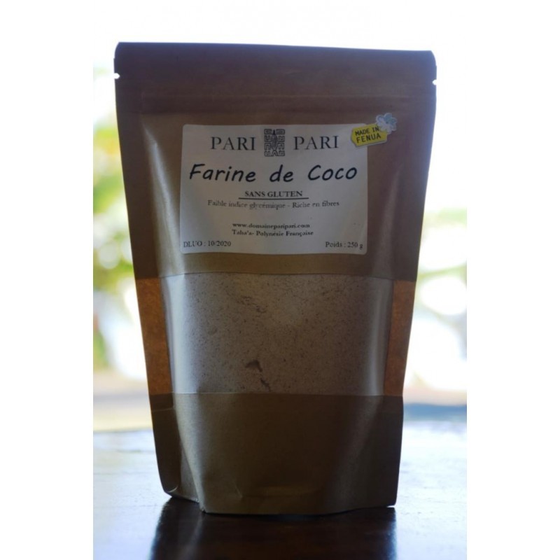 FARINE de COCO de TAHA'A Poids 250 gr