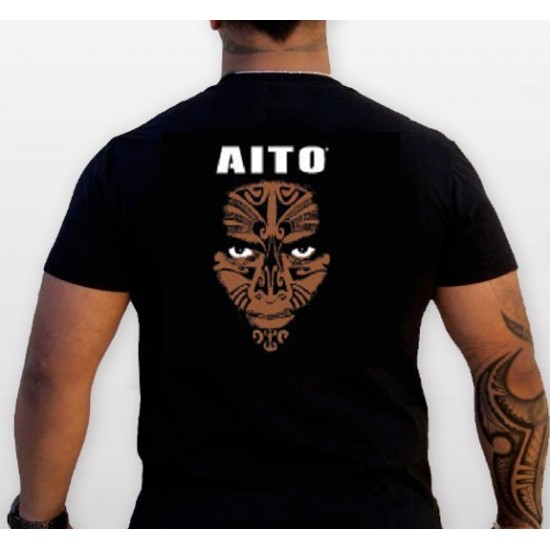 T-shirt aito guerrier du pacifique noir