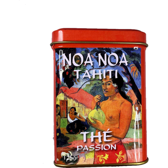 Thé en Vrac Noa Noa Tahiti Arome Fruit de la Passion Boite Métal 90 gr