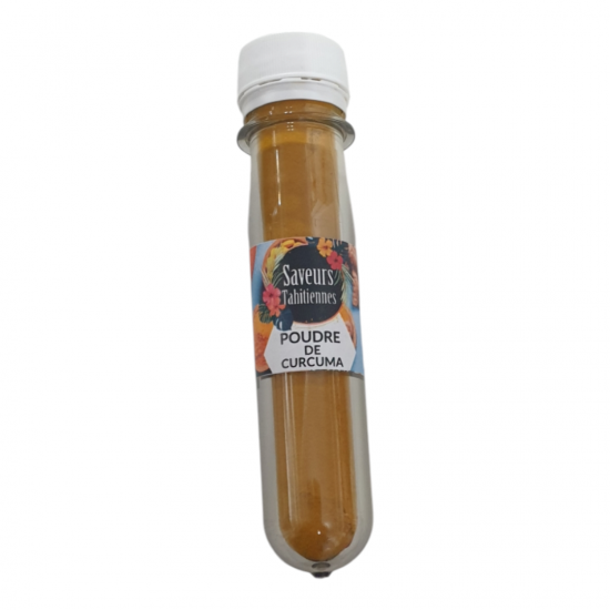 Poudre de Curcuma Conserverie de Tahiti poids 40gr